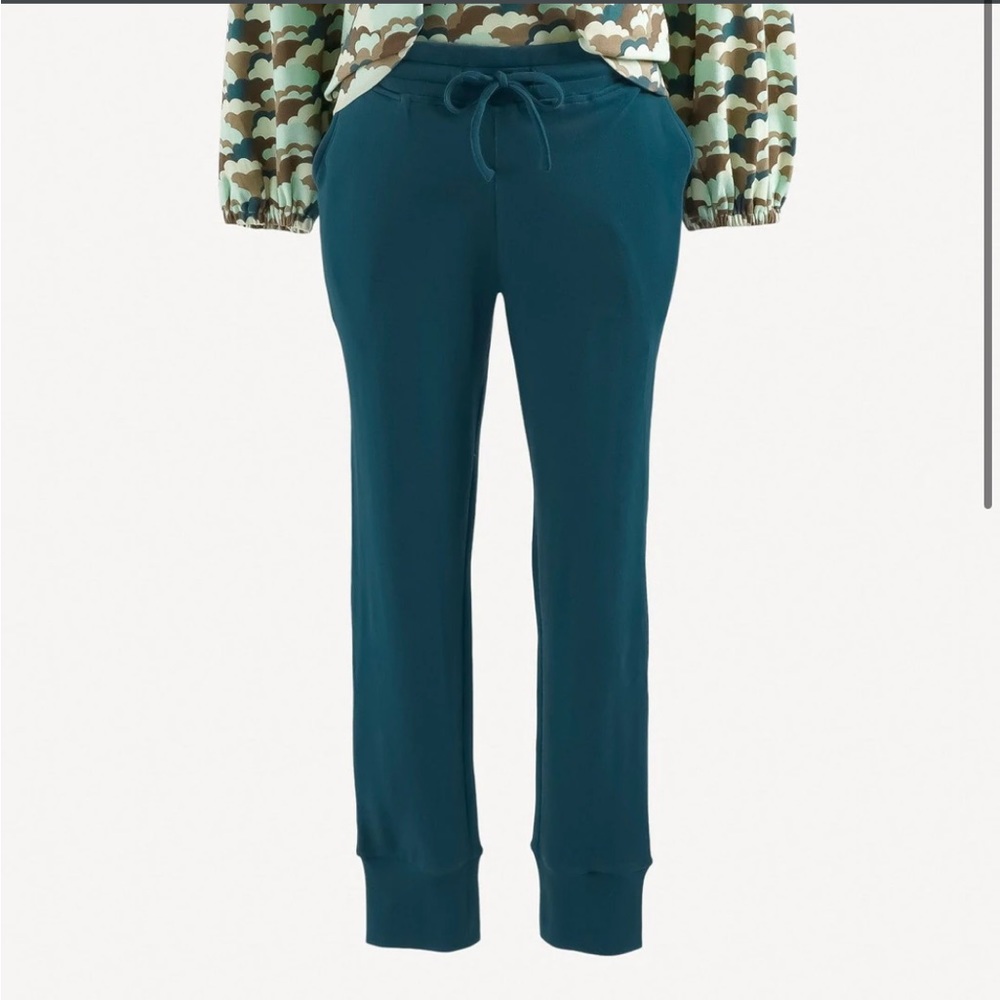 Kate Quinn mama mom adult women skinny jogger 70s teal Turquoise stargazer pants